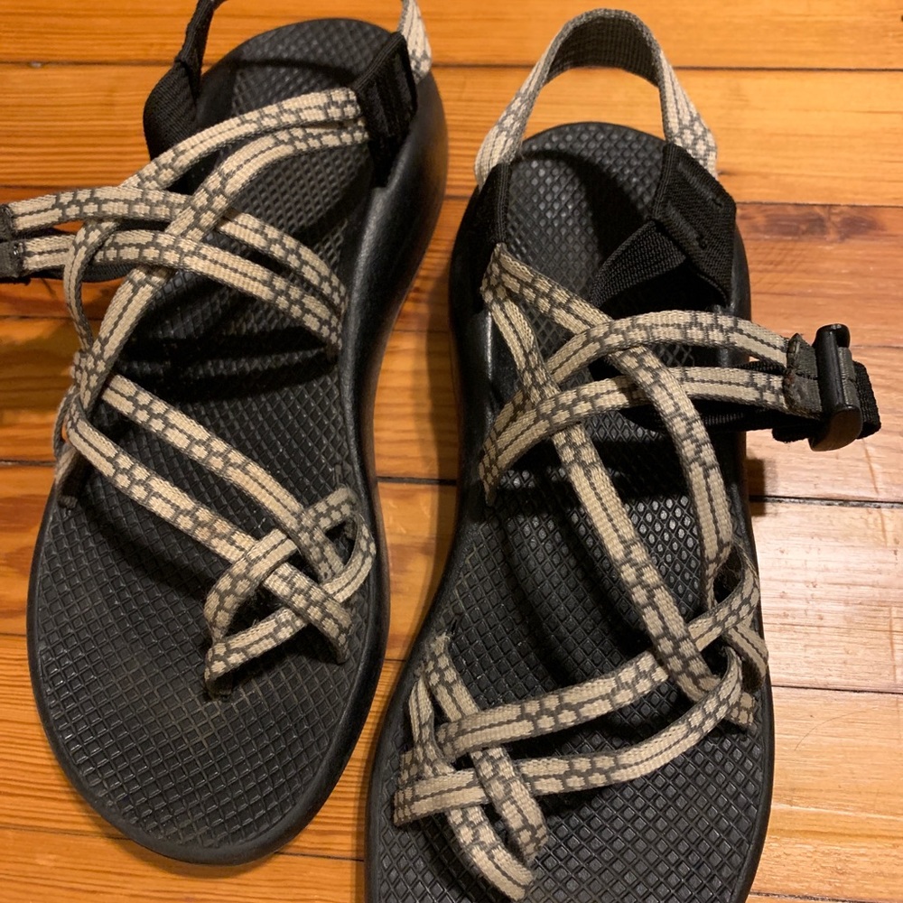 Chacos grey and white